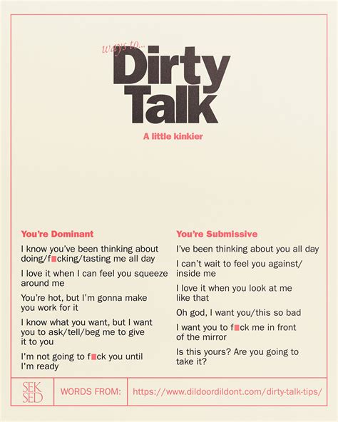 dirty talk